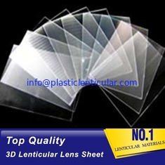 China Clear Lenticular Printing Material UV Curing PET Plastic Lens 75 lpi Flip 3D Lenticular Sheets Burkina Faso supplier