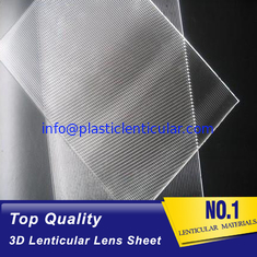 China PLASTIC LENTICULAR Plastic PS/PET Material 100 Lpi 3D Film Lenticular Lens Sheet Matericals With High Transparency supplier
