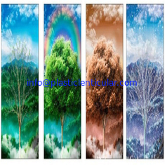 China Four Seasons Framed 3D Lenticular Picture Custom 3D Painting Posters 25*35cm PET 3D Flip Picture supplier