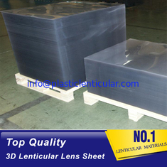 China PLASTIC LENTICULAR 100 LPI 0.58MM 3D plastic film lenticular printing sheet PP PET lenticular sheet importer in usa supplier