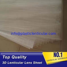 China transparent 75 lpi 3d lenticular sheet lenses flip animation PET plastic lenticular lens sheet Benin supplier