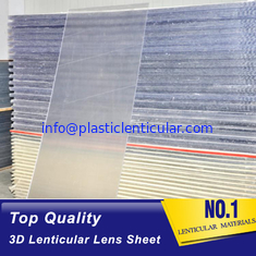 China PLASTIC LENTICULAR motion 3D 30 LPI lenticular sheet PS lenticular lens blank plastic sheets for inkjet printer supplier