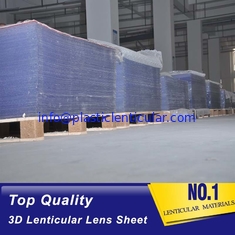 China PLASTIC LENTICULAR 40 LPI 3D Lenticular Sheet 1.2*2.4m 2mm PS Lenticular Lens for inkjet printer and uv flatbed printer supplier