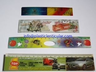 China PLASTIC LENTICULAR 3d lenticular plastic ruler custom pp pet 3d long ruler for school students supplier