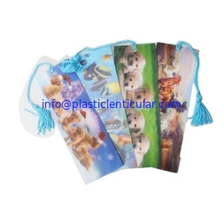 China PLASTIC LENTICULAR flip lenticular bookmark printing animation 3d lenticular bookmarks wholesale supplier