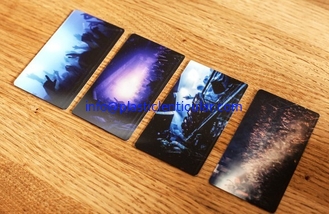 China PLASTIC LENTICULAR PET 3D Lenticular Plastic Printing moving cards by 3d offset printer supplier