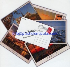 China PLASTIC LENTICULAR custom 3D lenticular wallpaper card wholesale 3D postcard flip lenticular printing postcards supplier