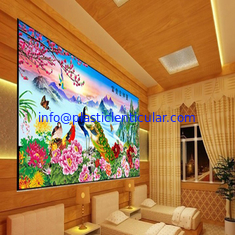 China PLASTIC LENTICULAR 3d lenticular pictures motion 3d wallpaper large format 3d decor painting flip 3d lenticular prints supplier