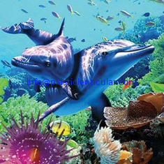 China cheap 3d lenticular prints animal picture postcard PP PET flip 3D lenticular picture decoration New 5D picture supplier