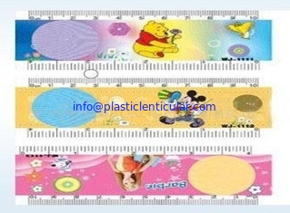 China PLASTIC LENTICULAR Custom Promotional Plastic Flexible Measuring Ruler With 3D Lenticular Material supplier