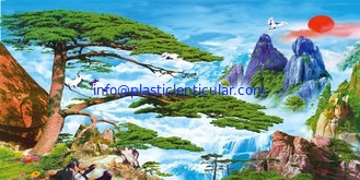 China PLASTIC LENTICULAR 3d lenticular Clouds landscape paintings wholesale lenticular pet 3d picture Lenticular sheet prints supplier