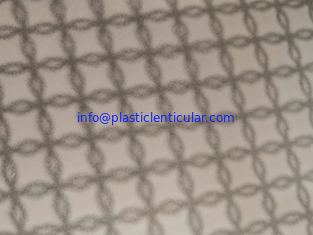 China PLASTIC LENTICULAR soft flys eye lens lenticular printing image fabric - 360 3d lenticuar patches for clothing/t-shirt supplier