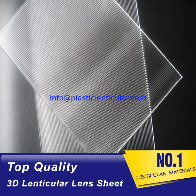 PLASTIC LENTICULAR Plastic PS/PET Material 100 Lpi 3D Film Lenticular