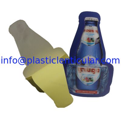 PLASTIC LENTICULAR customized 3D PET sticker flip 3d lenticular sticker-3d motion sticker lenticular printing factory supplier