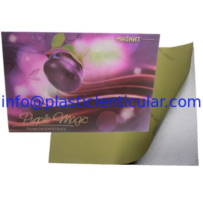 PLASTIC LENTICULAR Custom PP PET 3D Lenticular Sticker printing manufacturer supplier