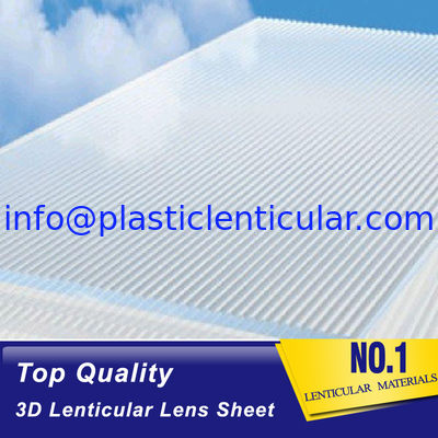 PLASTIC LENTICULAR large format lenticular sheet 30 LPI lenticular lens plastic sheets for 3d flip animation morph zoom supplier