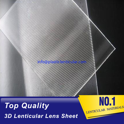 3D lenticular sheet 50 LPI / 0.58MM Thickness/ size 710*510 mm PET Plastic 3D flip effect lenticular lens for printing supplier