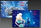 PLASTIC LENTICULAR customized 3d lenticular greeting card pp pet materical lenticular printing greeting cards supplier