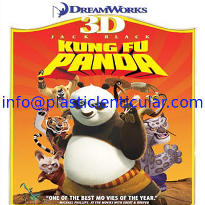 China custom printing 3d lenticular pictures threeD animal poster lenticular printing flips plastic PP PET for gifts supplier