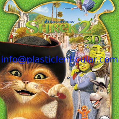 China custom printing 3d lenticular pictures threeD animal poster lenticular printing flips plastic PP PET for gifts supplier