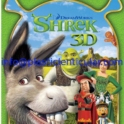 China custom printing 3d lenticular pictures threeD animal poster lenticular printing flips plastic PP PET for gifts supplier