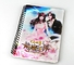 PLASTIC LENTICULAR Custom Cheap Price 3d flip cover Student Notebook with pp pet lenticular printing cover supplier