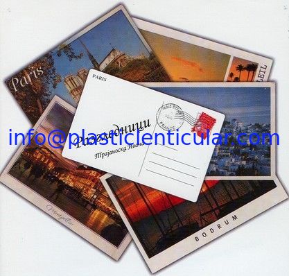 PLASTIC LENTICULAR custom 3D lenticular wallpaper card wholesale 3D postcard flip lenticular printing postcards